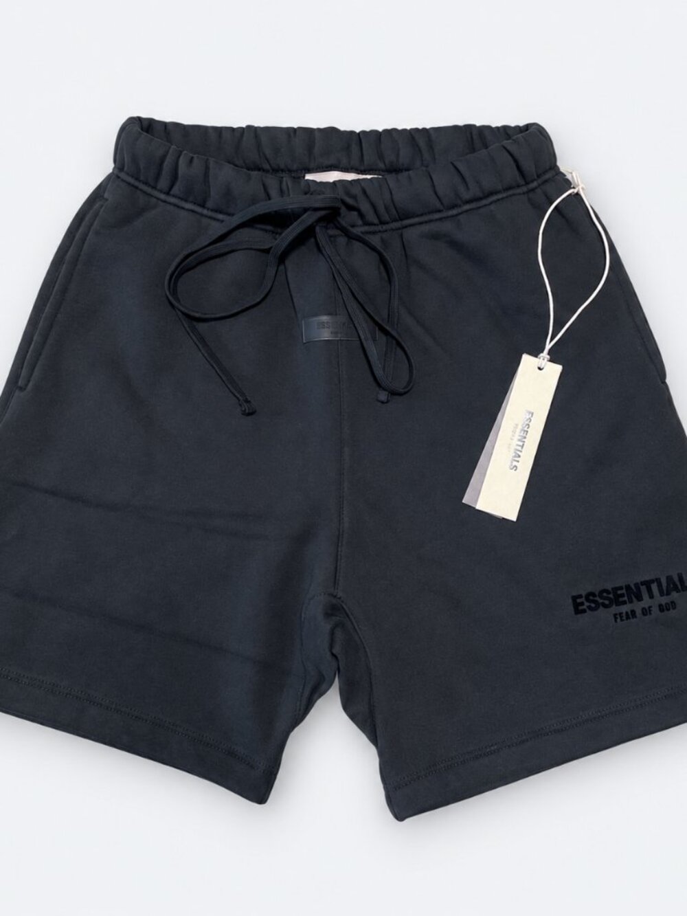 Men’s Essentials Limo Black Drawstring Shorts
